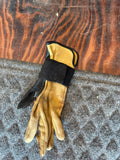 Used left hand bull riding glove