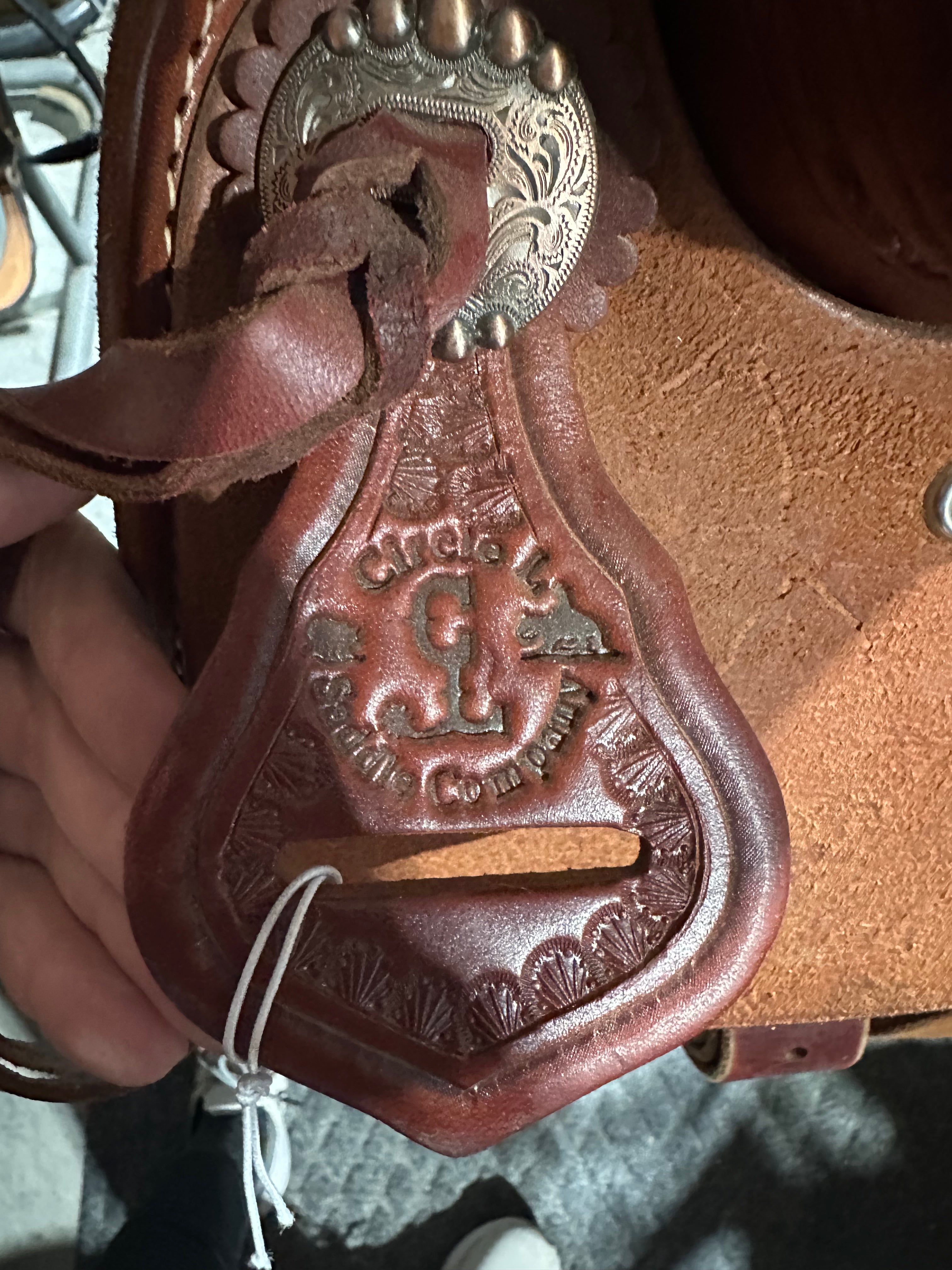 14.75” Handmade Circle L All-Around saddle