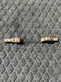 Light oil leather chain chin strap