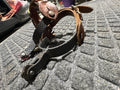 Rasp spurs with straps