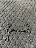 3 pc with rollers blue steel mouth jr cow horse bit
