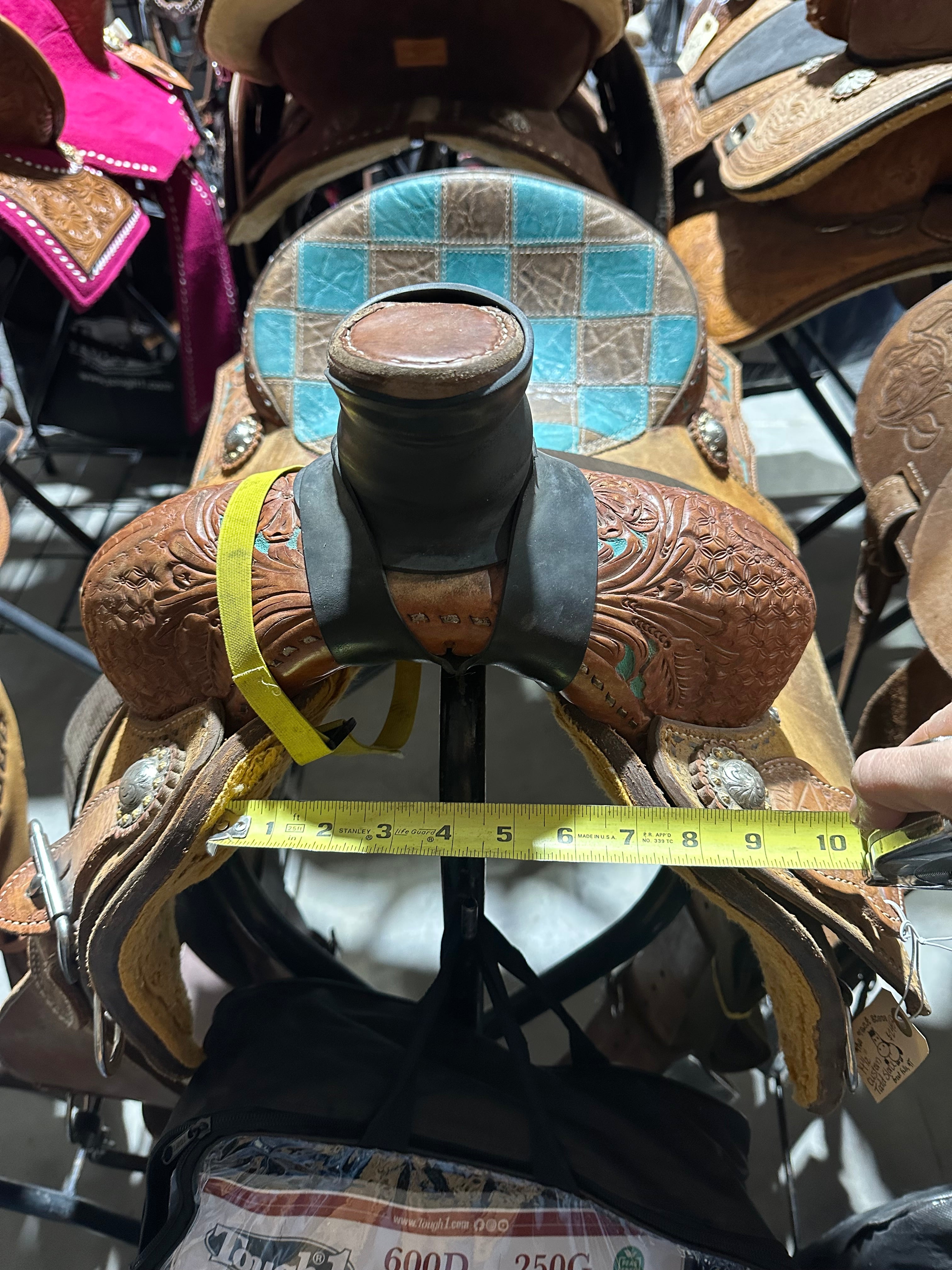 14.5” custom Slone Saddlery rope saddle