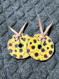 Sunflower leather bit guards