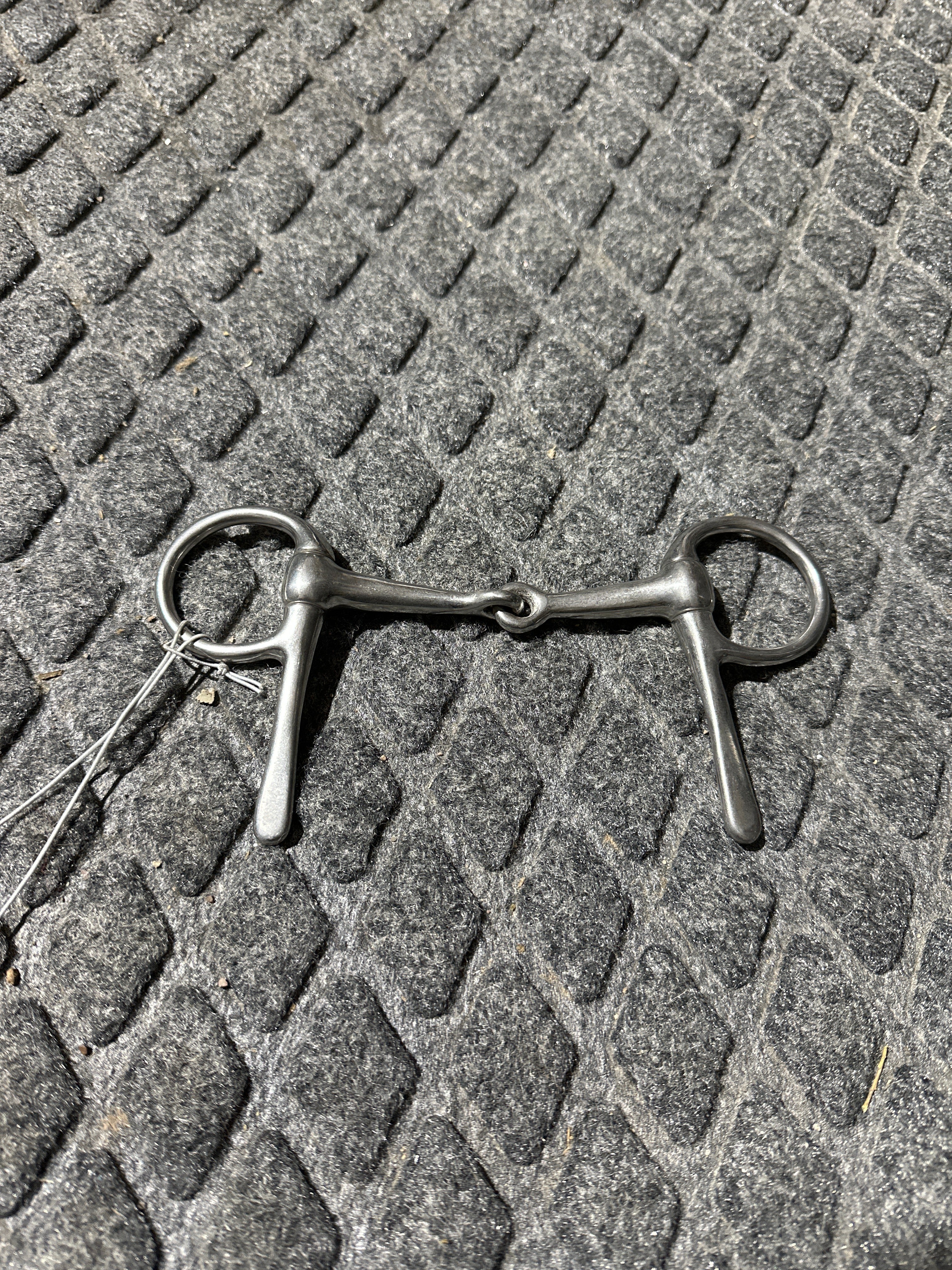 4” mouth 2 pc smooth driving pony bit