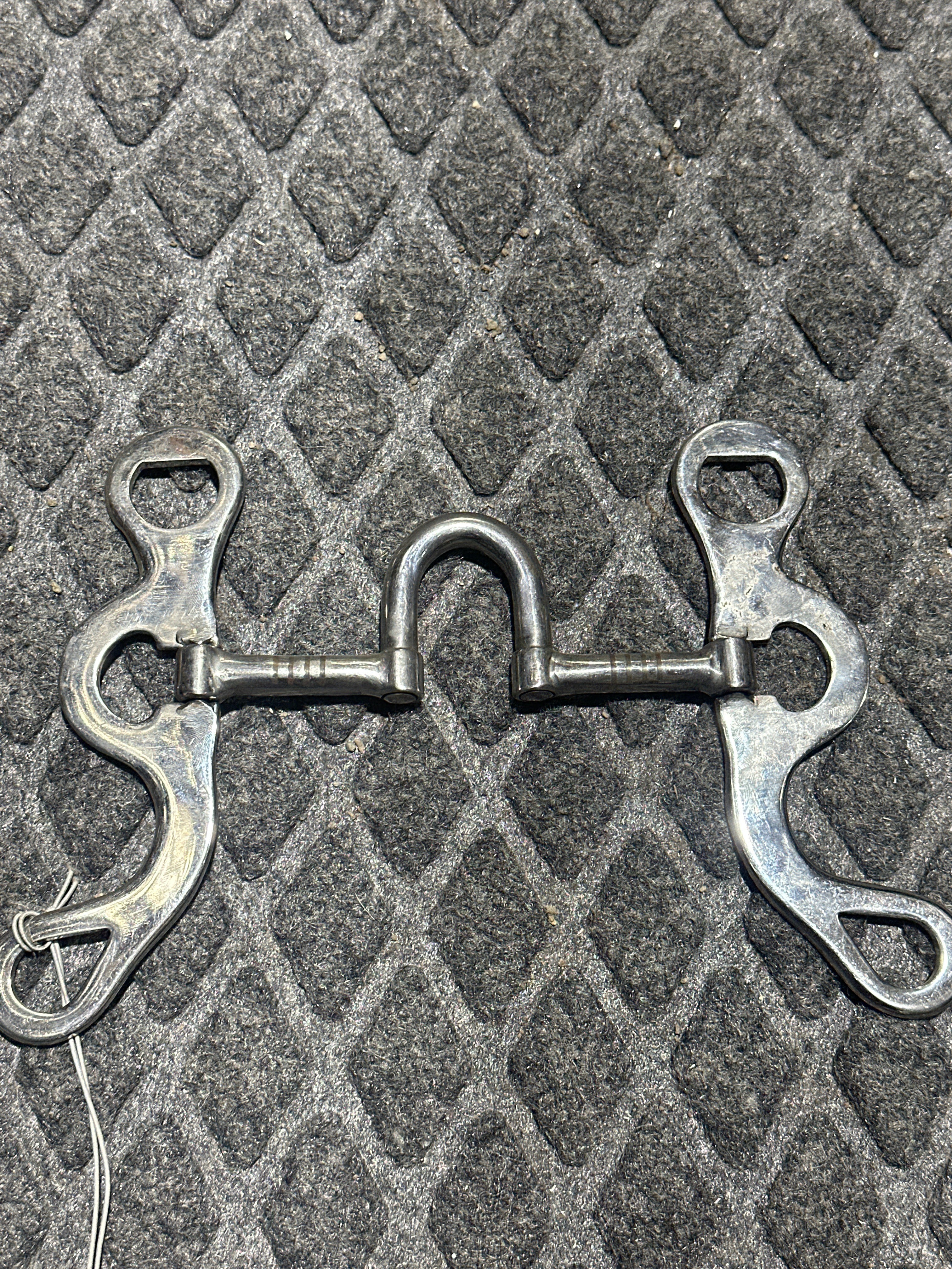 Swivel port short shank bit