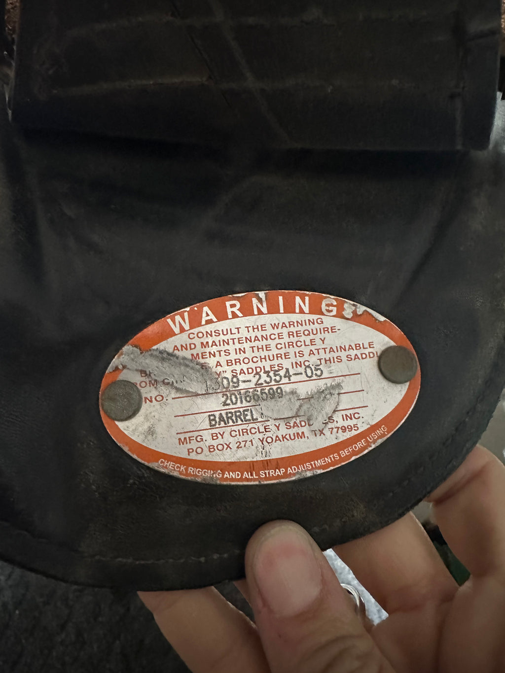 13” Tammy Fisher treeless barrel saddle