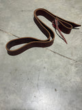 Burgundy leather latigo