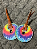 Rainbow leather bit guards