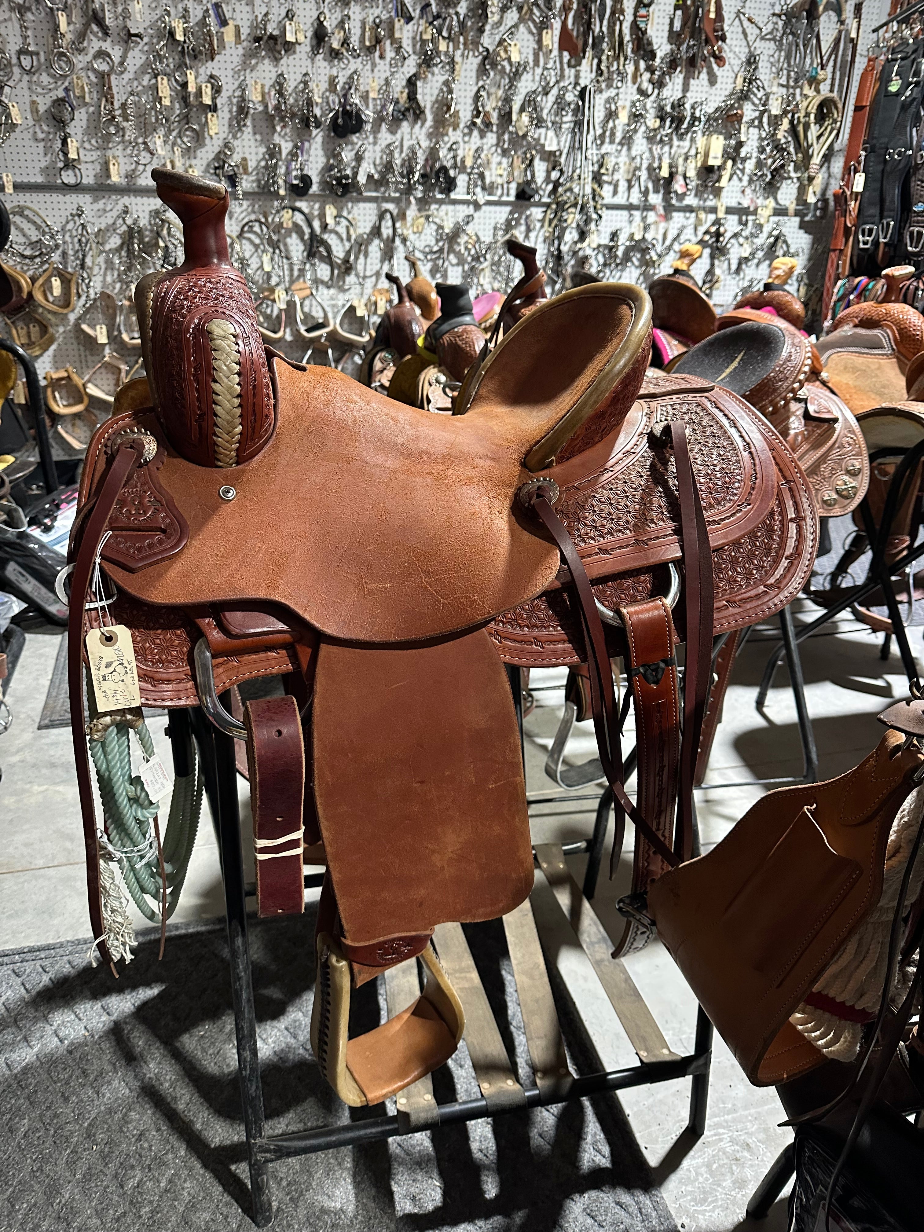 14.75” Handmade Circle L All-Around saddle