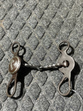 Brown steel concho bit with 2 pc slow twist mouth