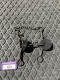 Professionals Choice Pozzi lifter 2 pc twisted wire snaffle gag bit