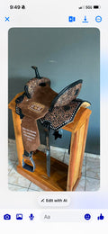 The “Debbie” hybrid light weight barrel saddle (with or without trophy)