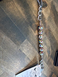 Pretty polos by Jessie party cheetah silicone bead curb strap