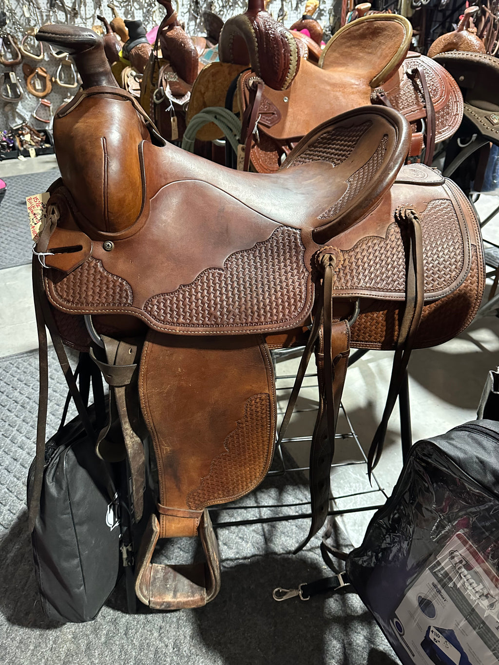 15.5” Shop Made Buck Bradford saddle