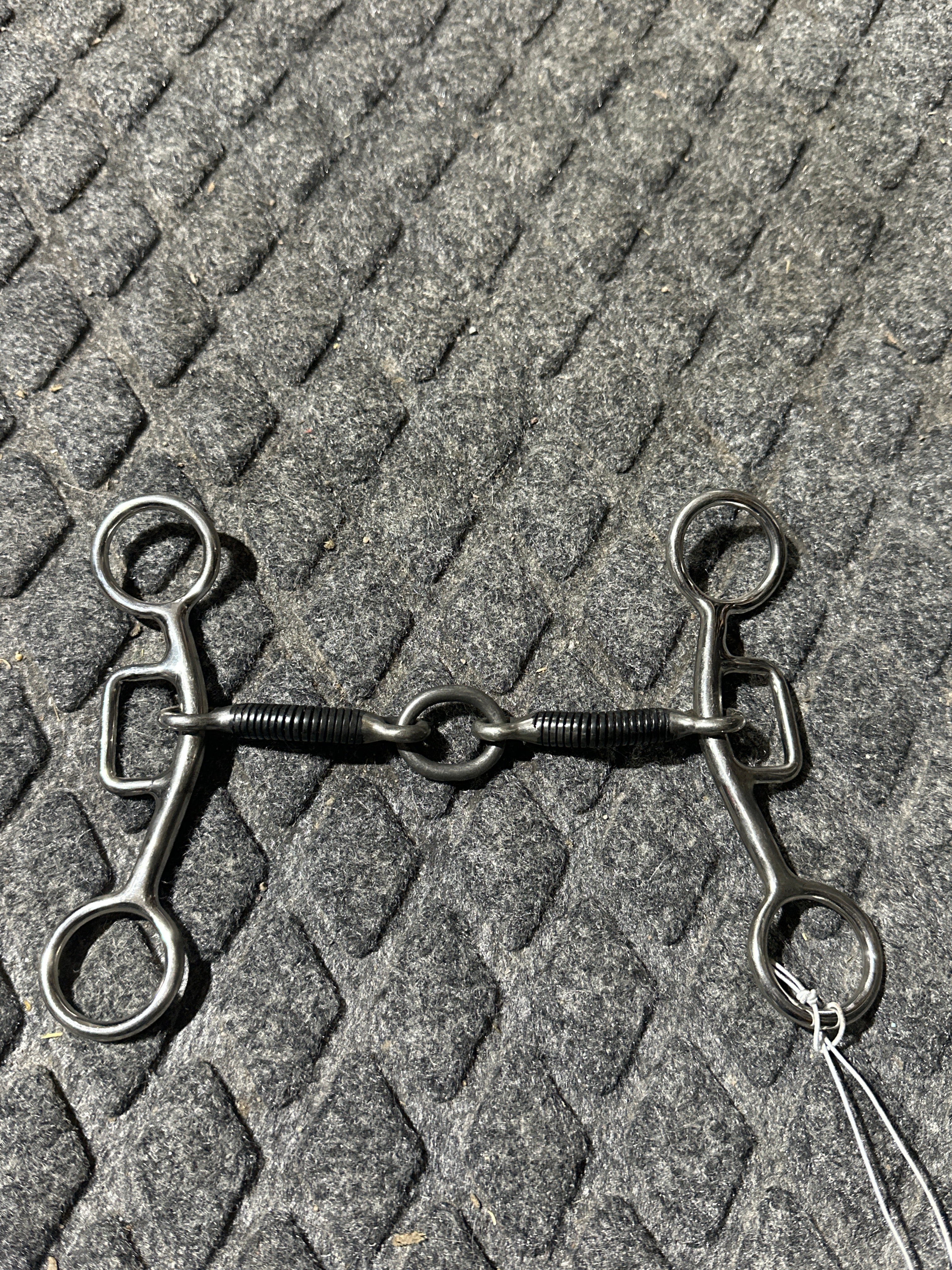 Sweet iron wrapped lifesaver short gag bit