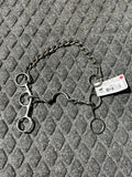 Professionals Choice futurity twisted wire with medium port short shank bit