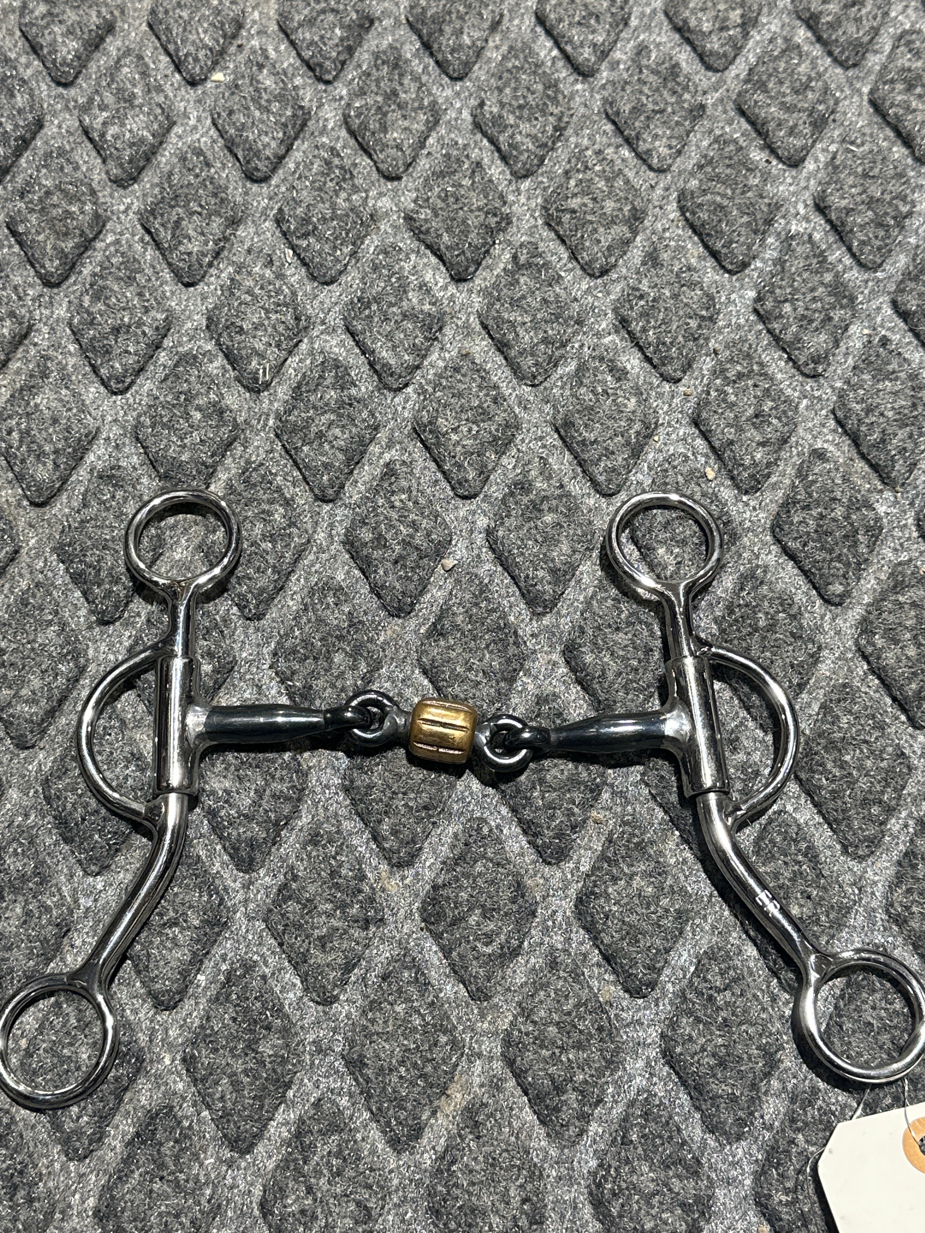 3 pc smooth with dog bone and roller Argentine bit