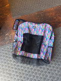 Pretty polos by Jessie neon watercolor cactus boot bag