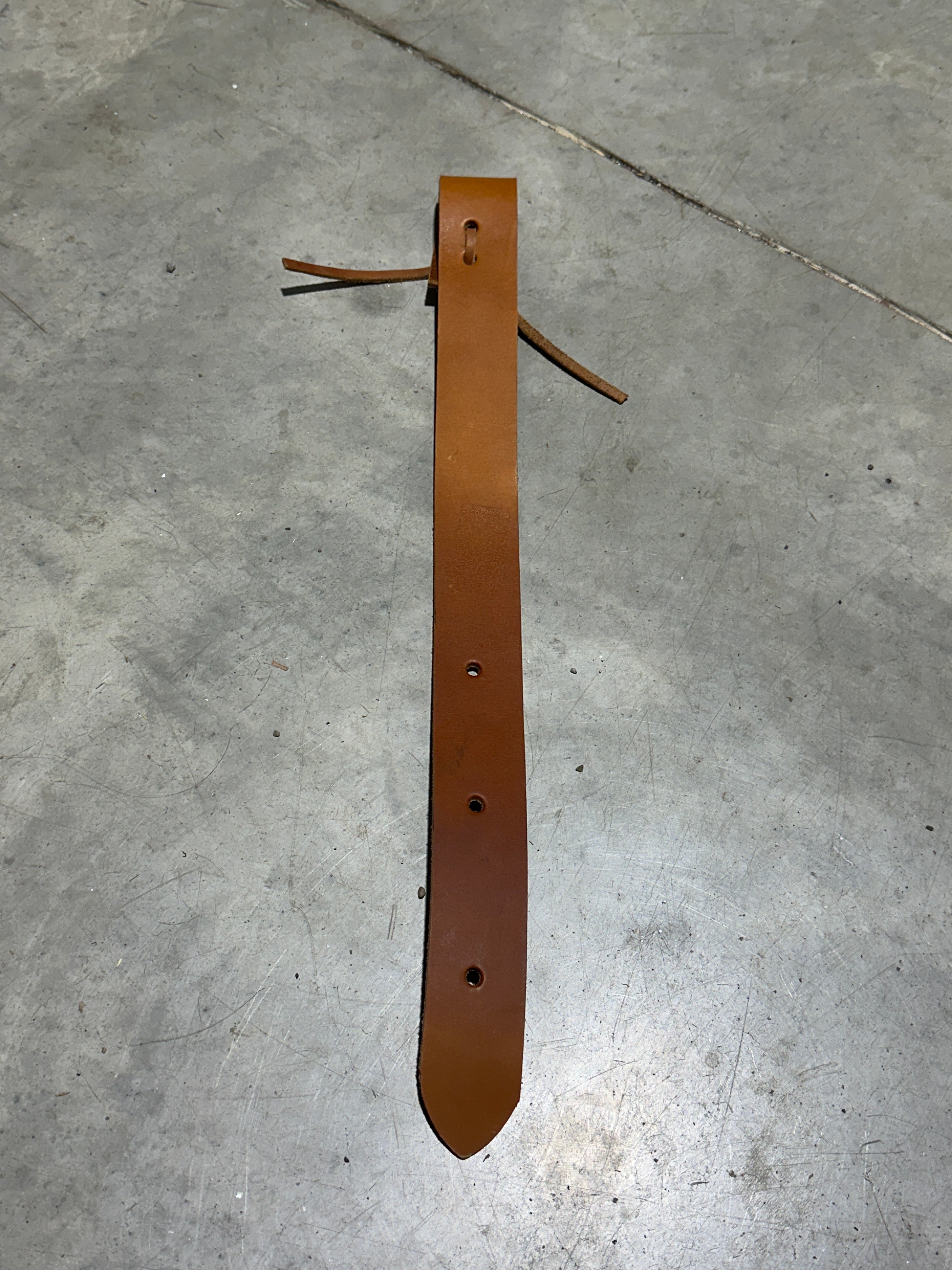 Light oil leather off billet
