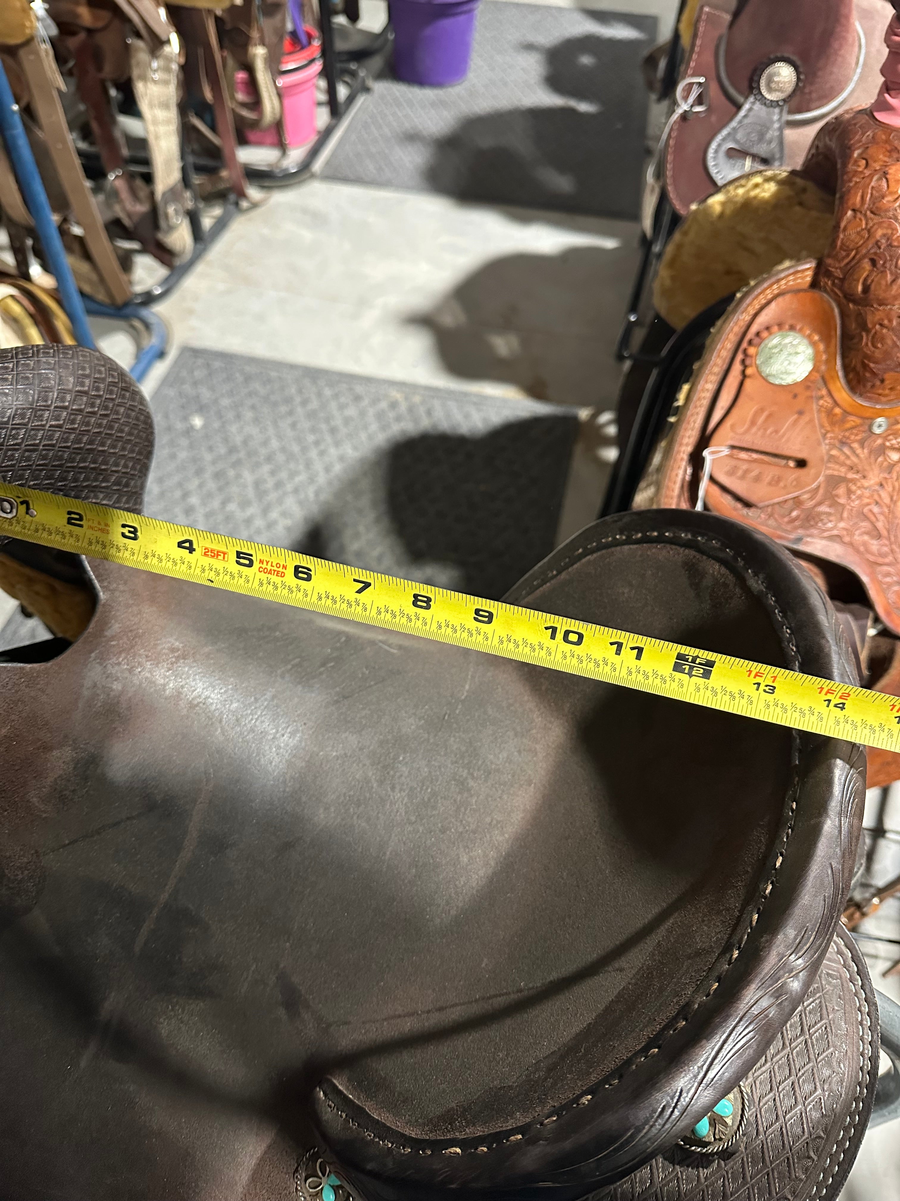14” Horse Tack World barrel saddle