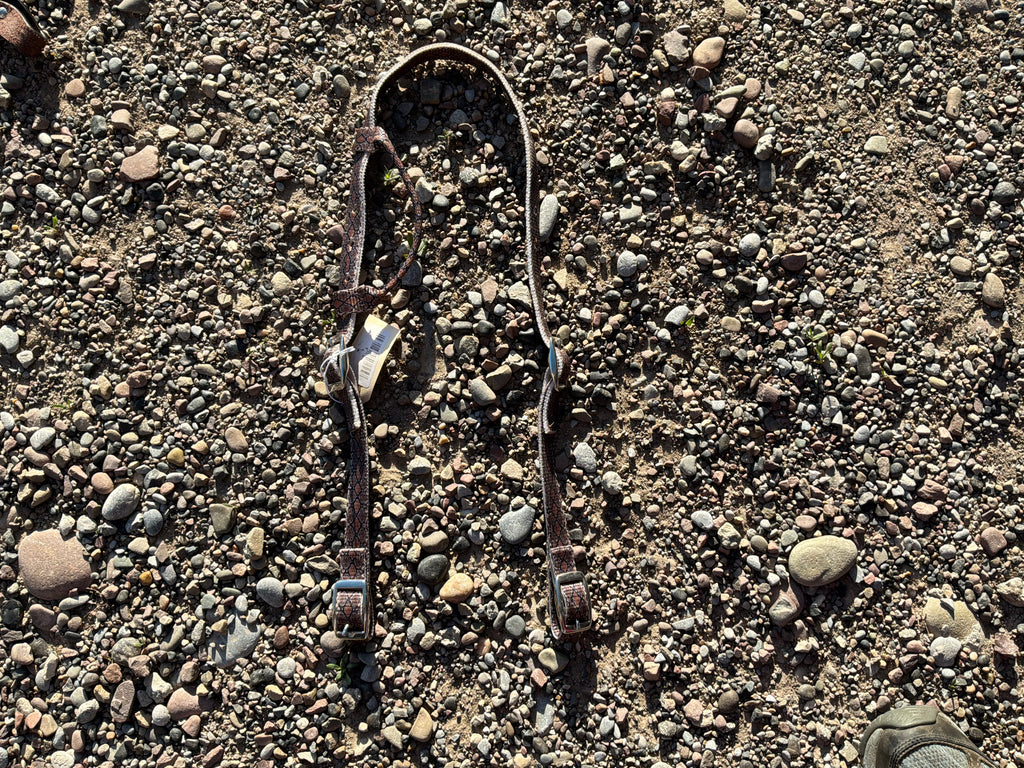 Nylon print one ear headstall