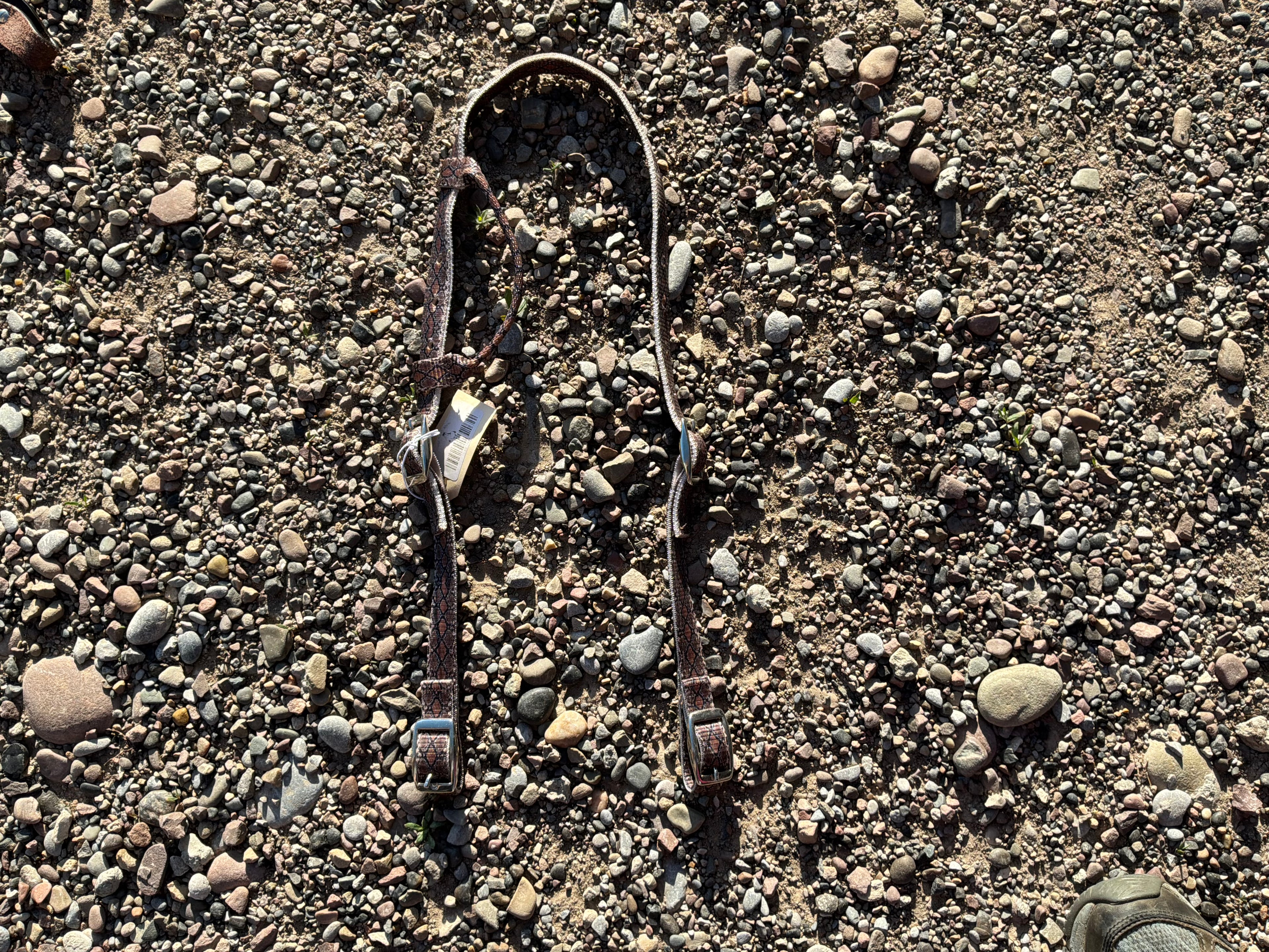Nylon print one ear headstall