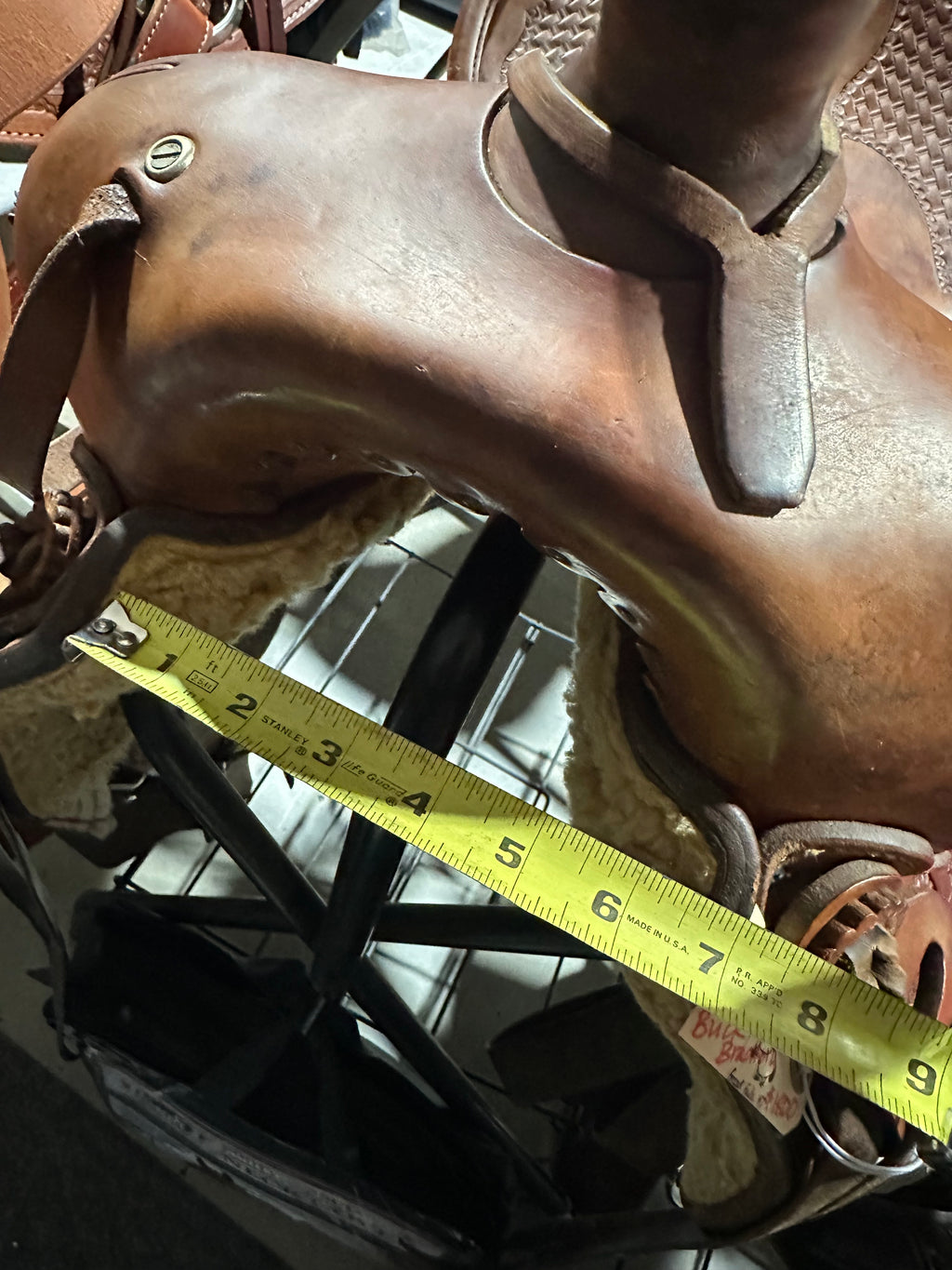 15.5” Shop Made Buck Bradford saddle