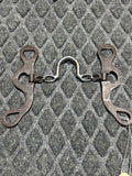 Brown steel shanks ported chain bit
