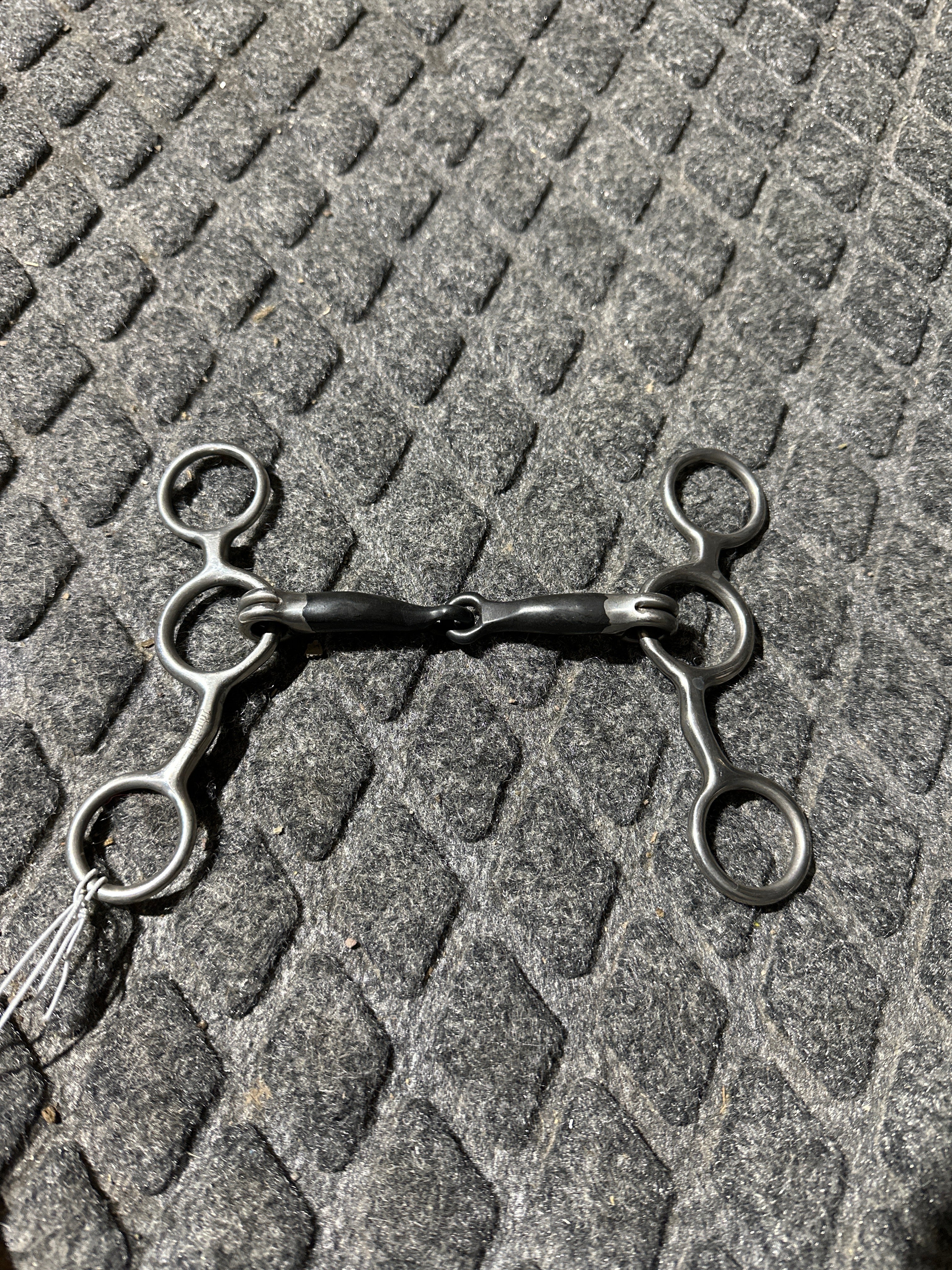 2 pc smooth jr cow horse pony bit