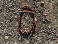 Light oil brow band headstall with quick change clips
