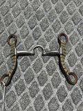 Swivel low port silver overlay shanks bit