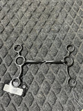 Professionals Choice Equisential 2 pc smooth long shank jr cow horse bit