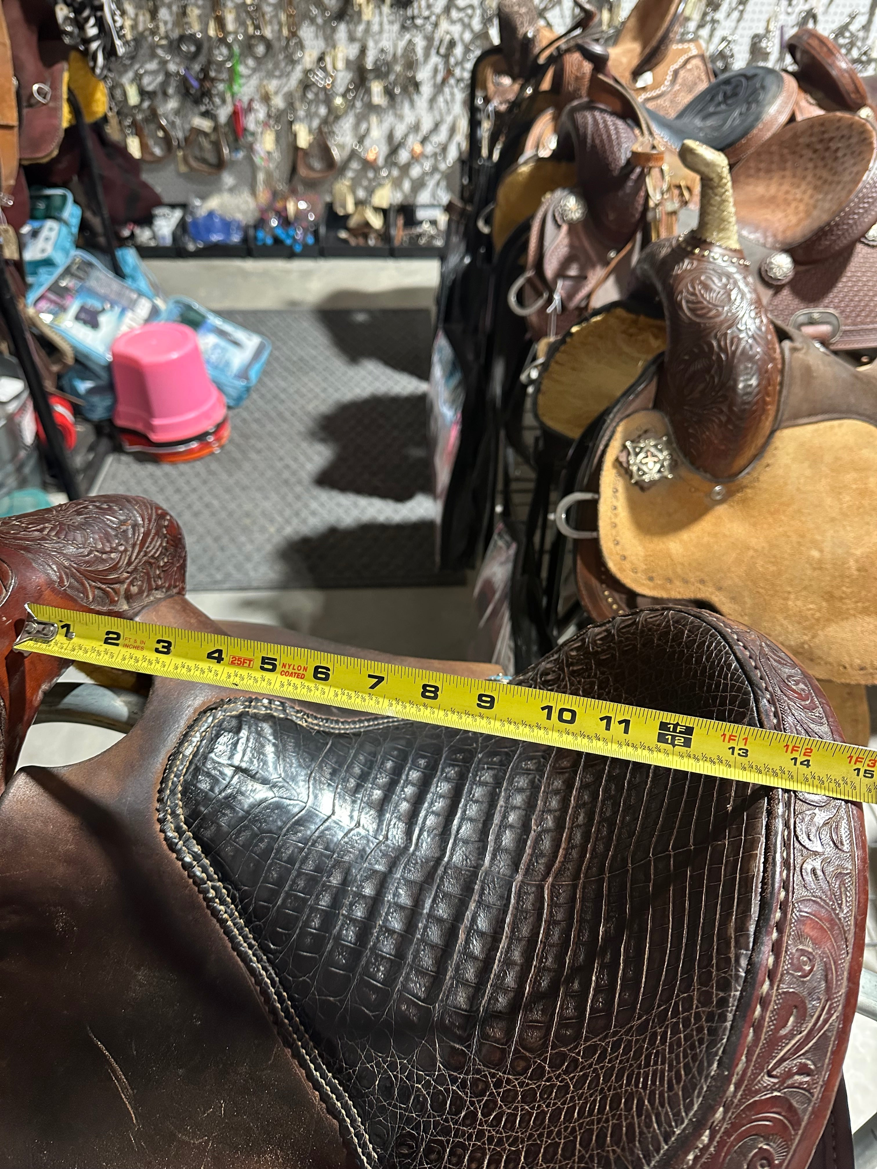 13.5” Sharon Hall barrel saddle