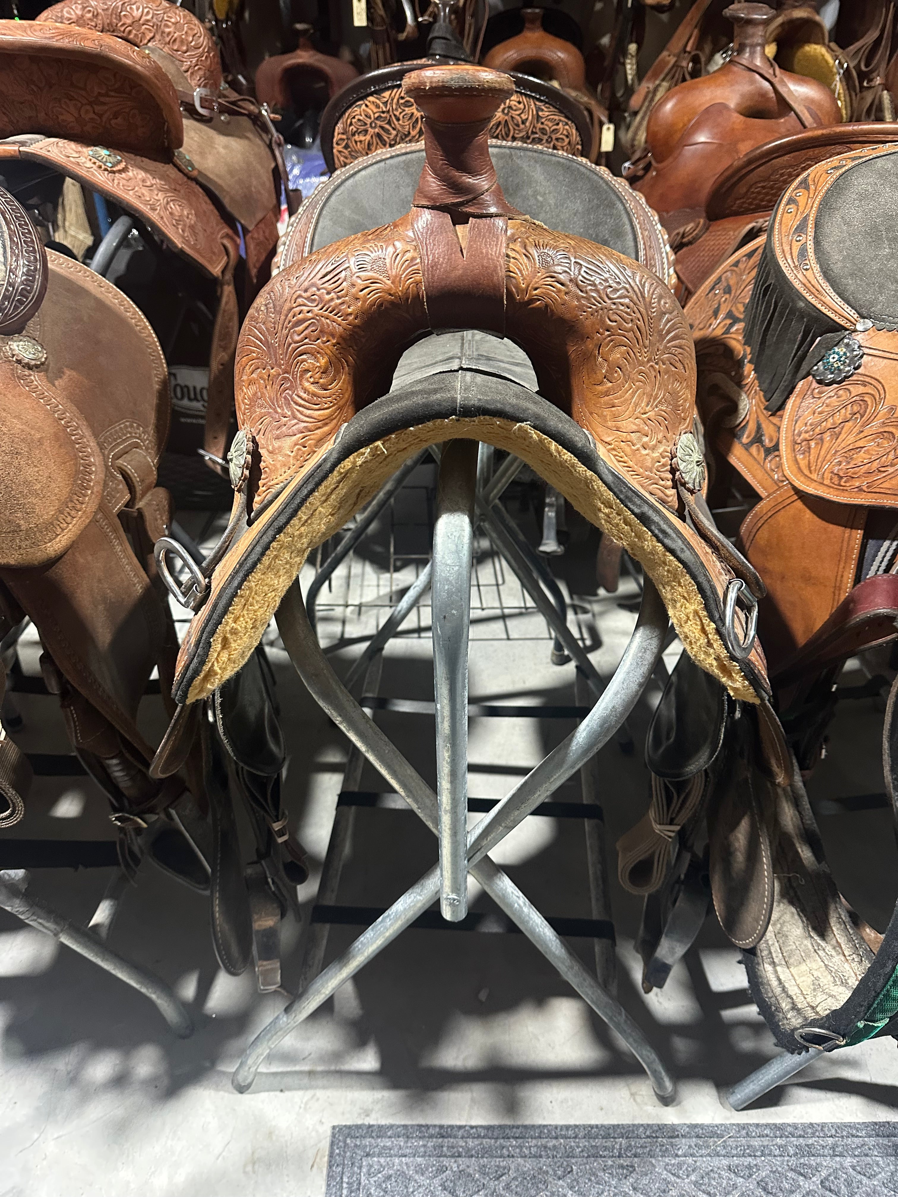 13” Tammy Fisher treeless barrel saddle