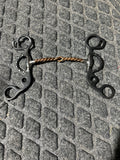 2 pc copper twisted wire swivel shank bit