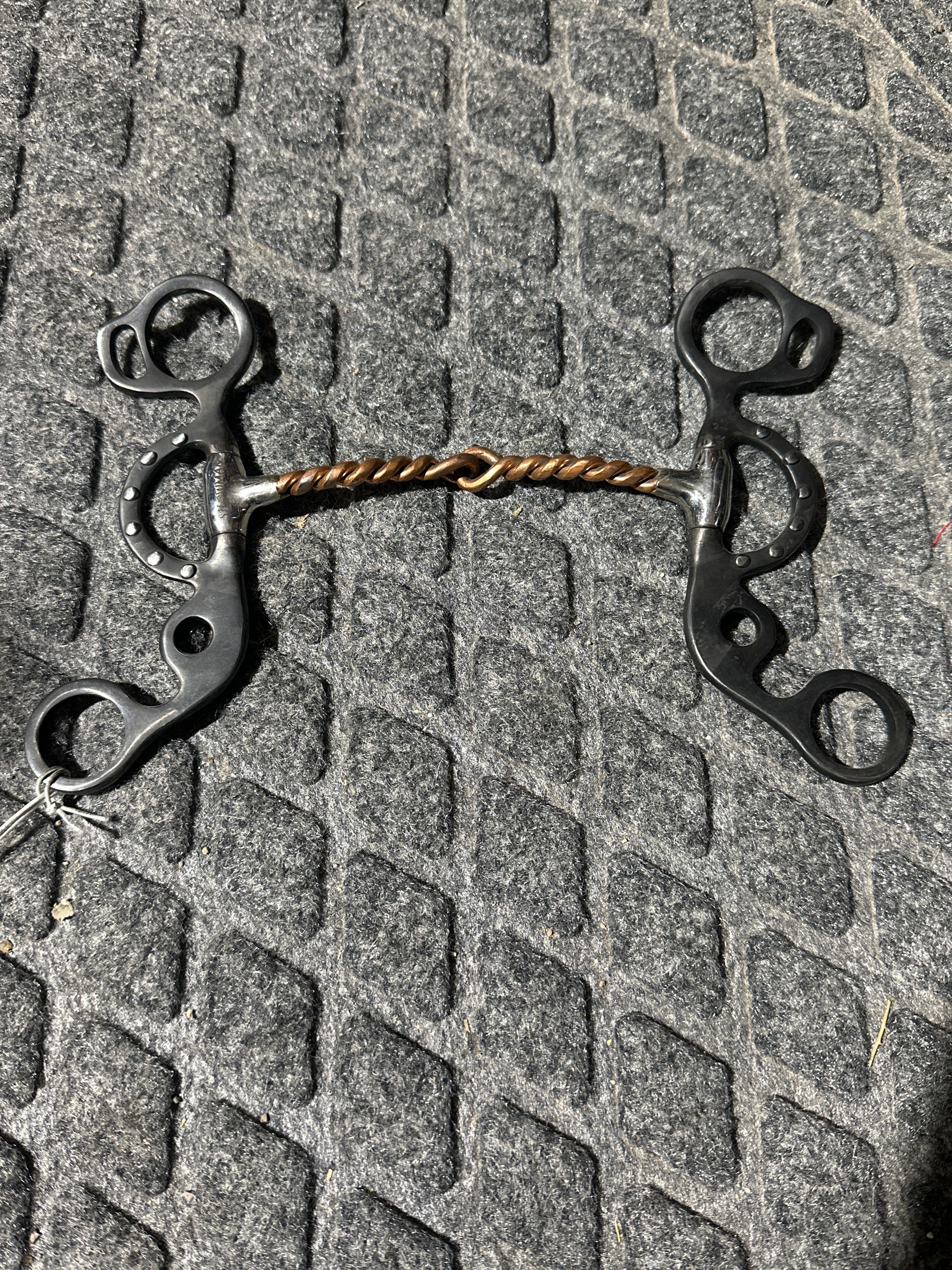 2 pc copper twisted wire swivel shank bit