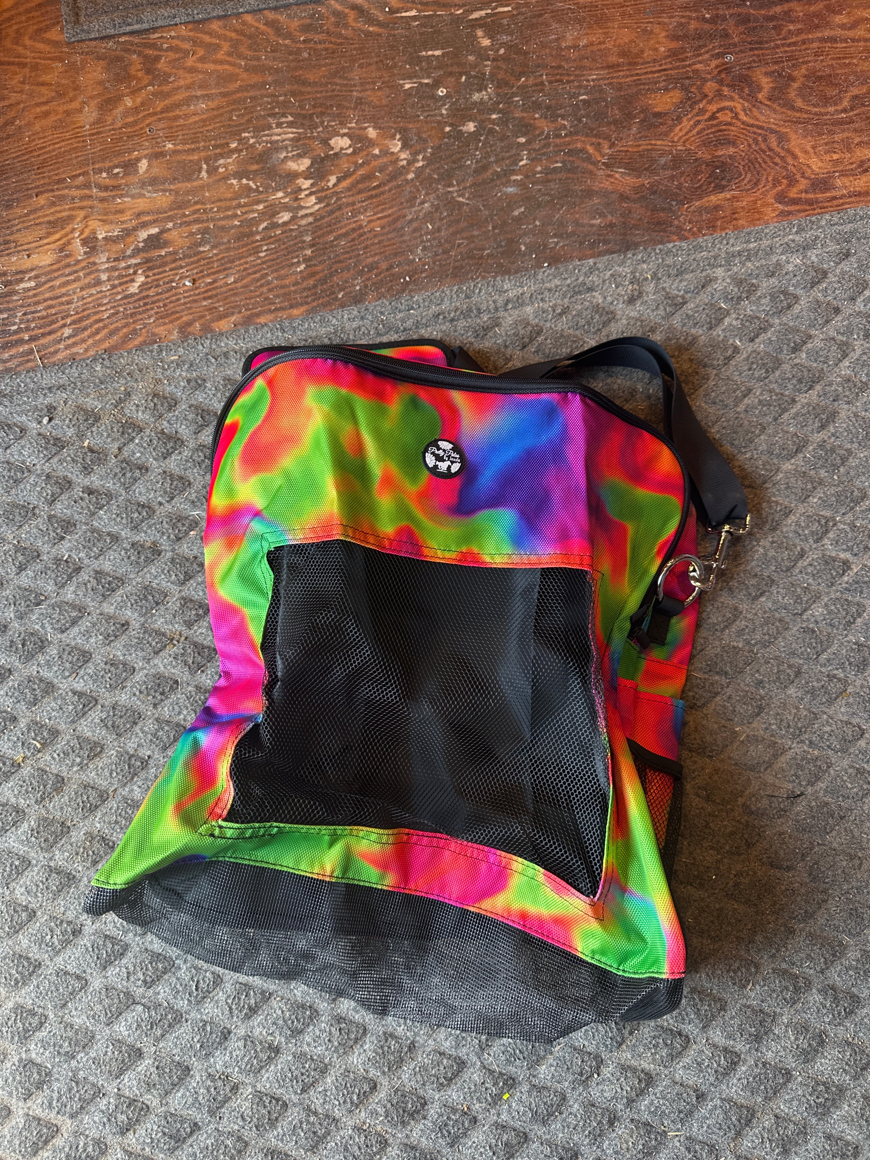 Pretty polos by Jessie tie-dye boot bag