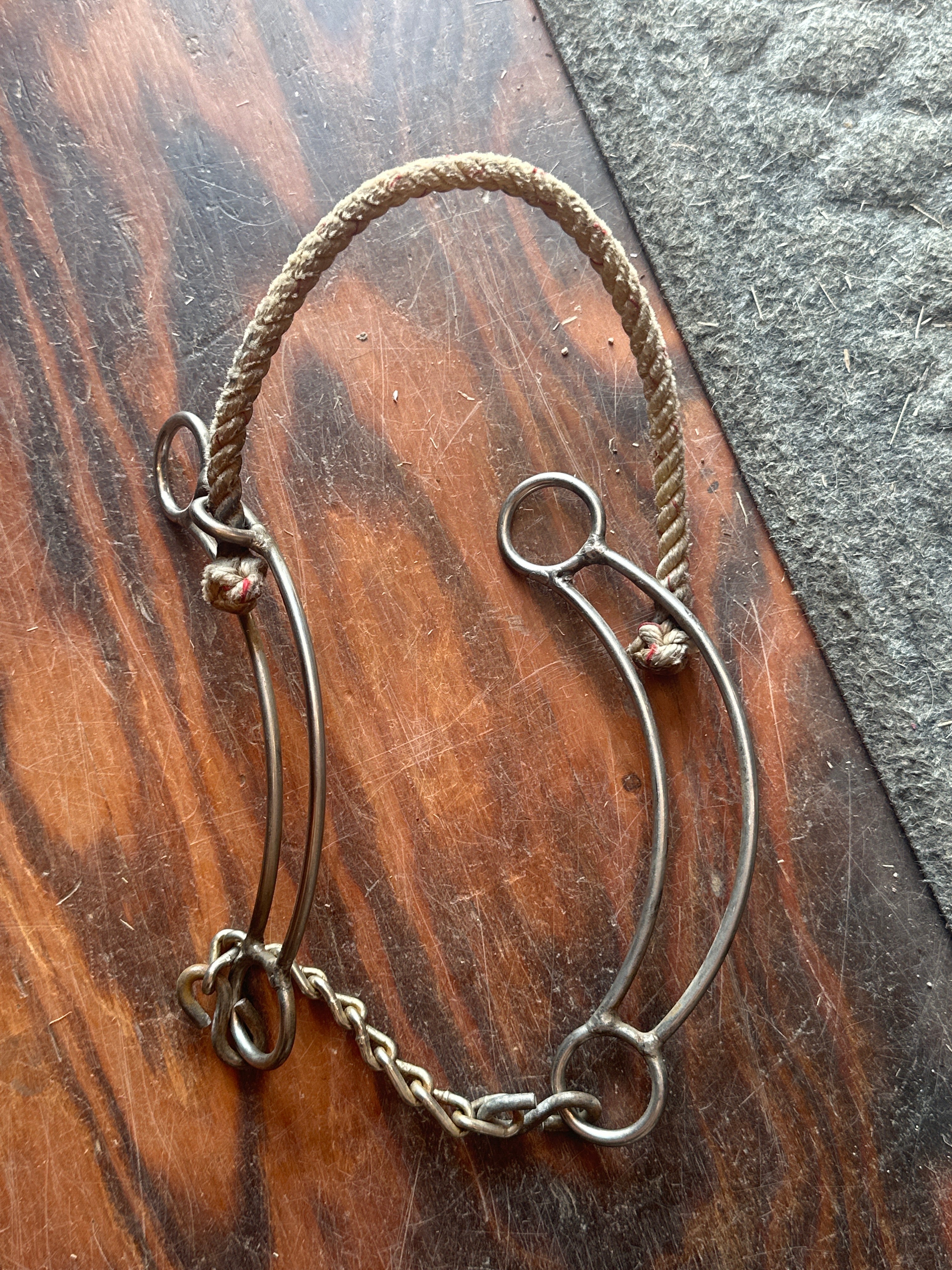 Quarter moon Hackamore