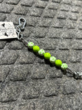 Cloverleaf silicone bead curb strap Pretty Polos by Jessie