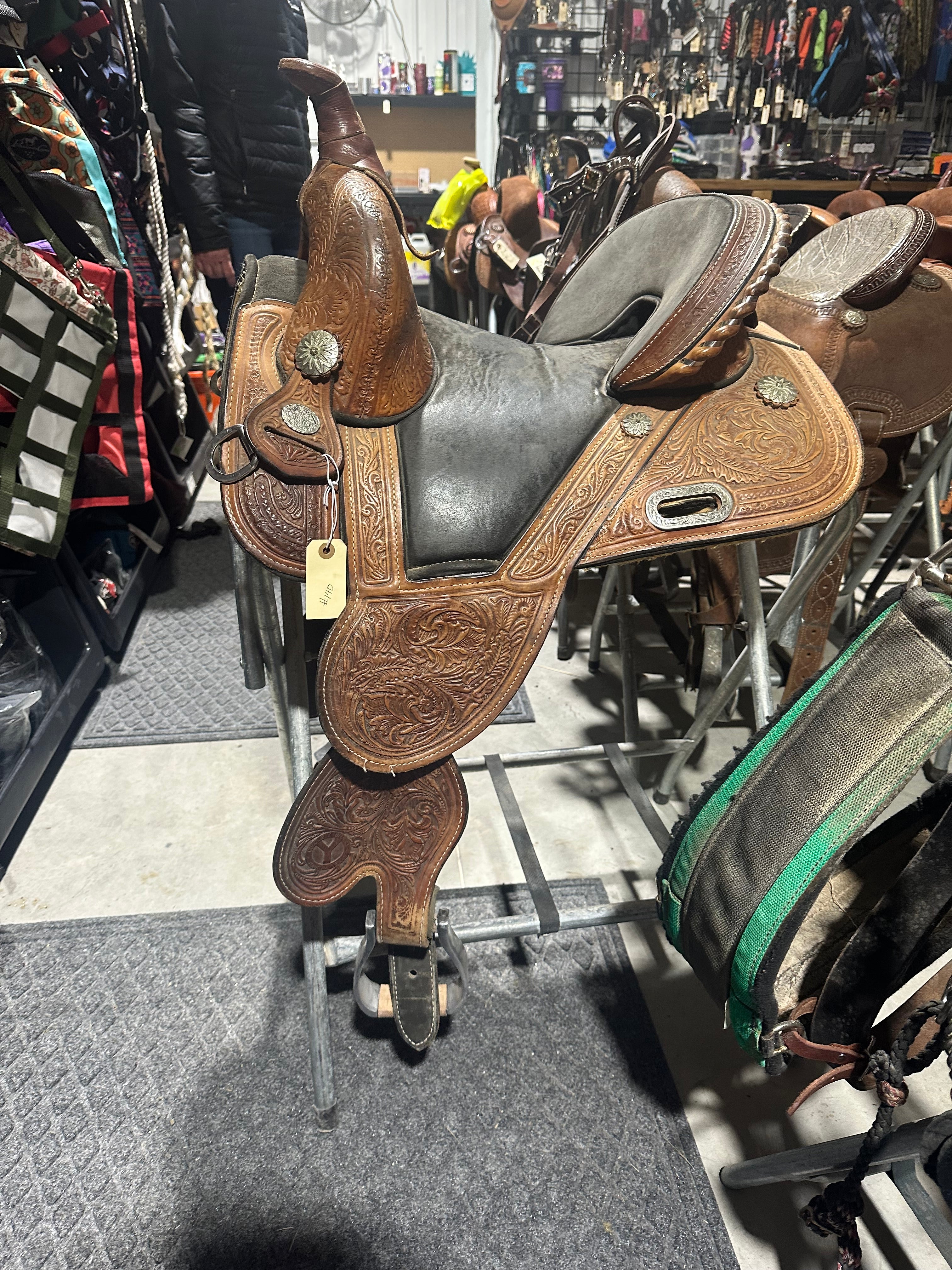 13” Tammy Fisher treeless barrel saddle