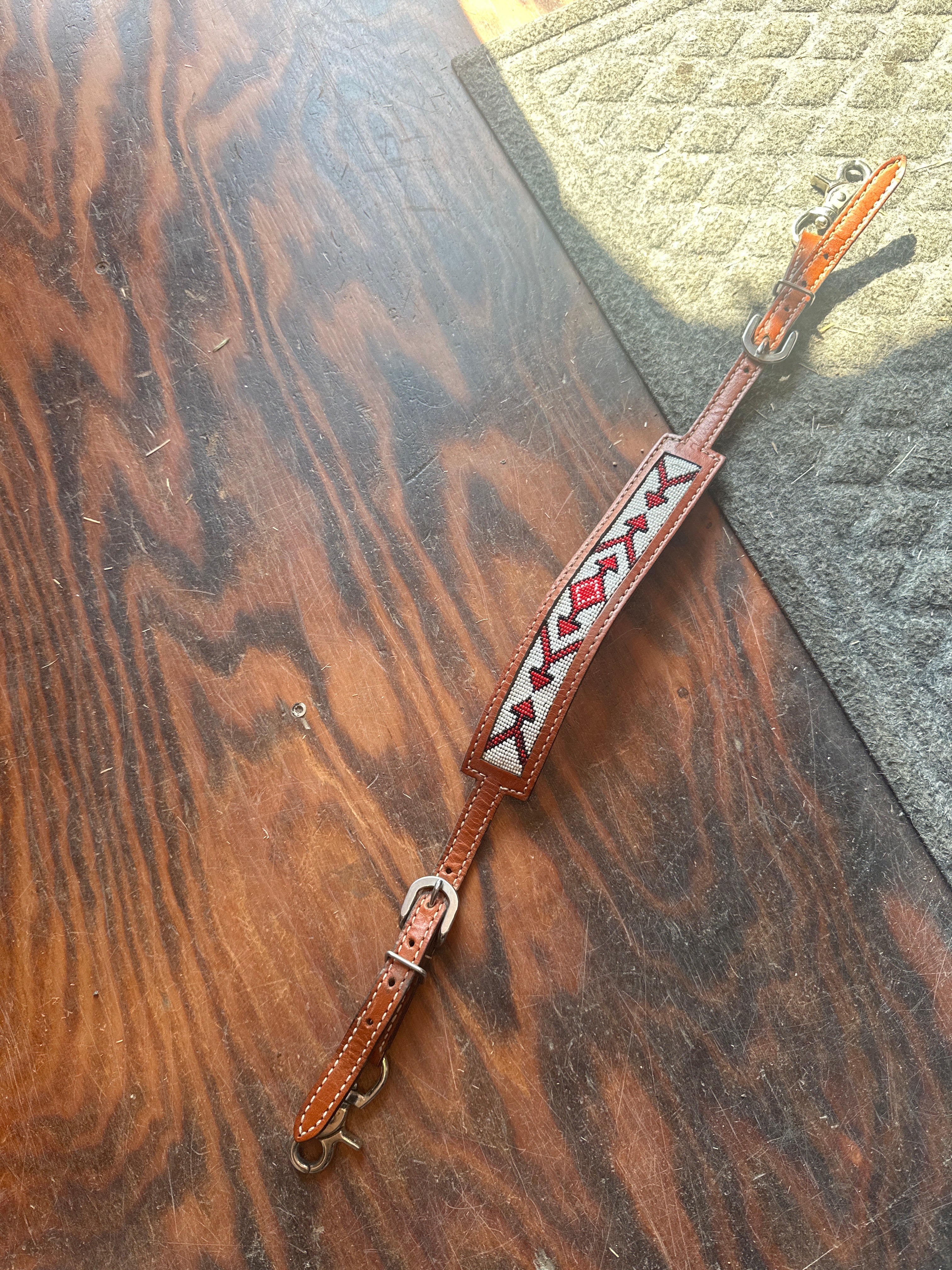 Like new beaded wither strap