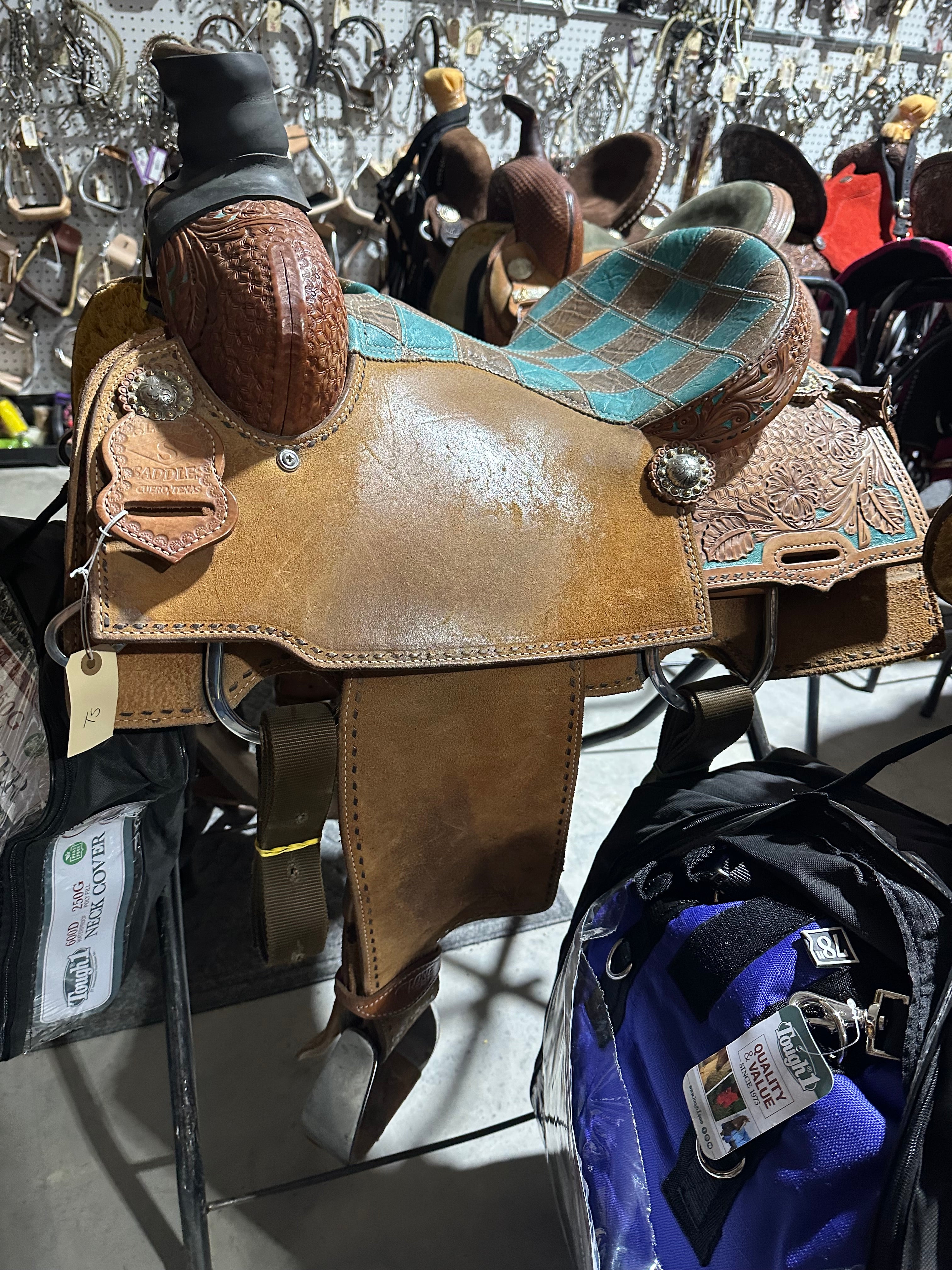 14.5” custom Slone Saddlery rope saddle