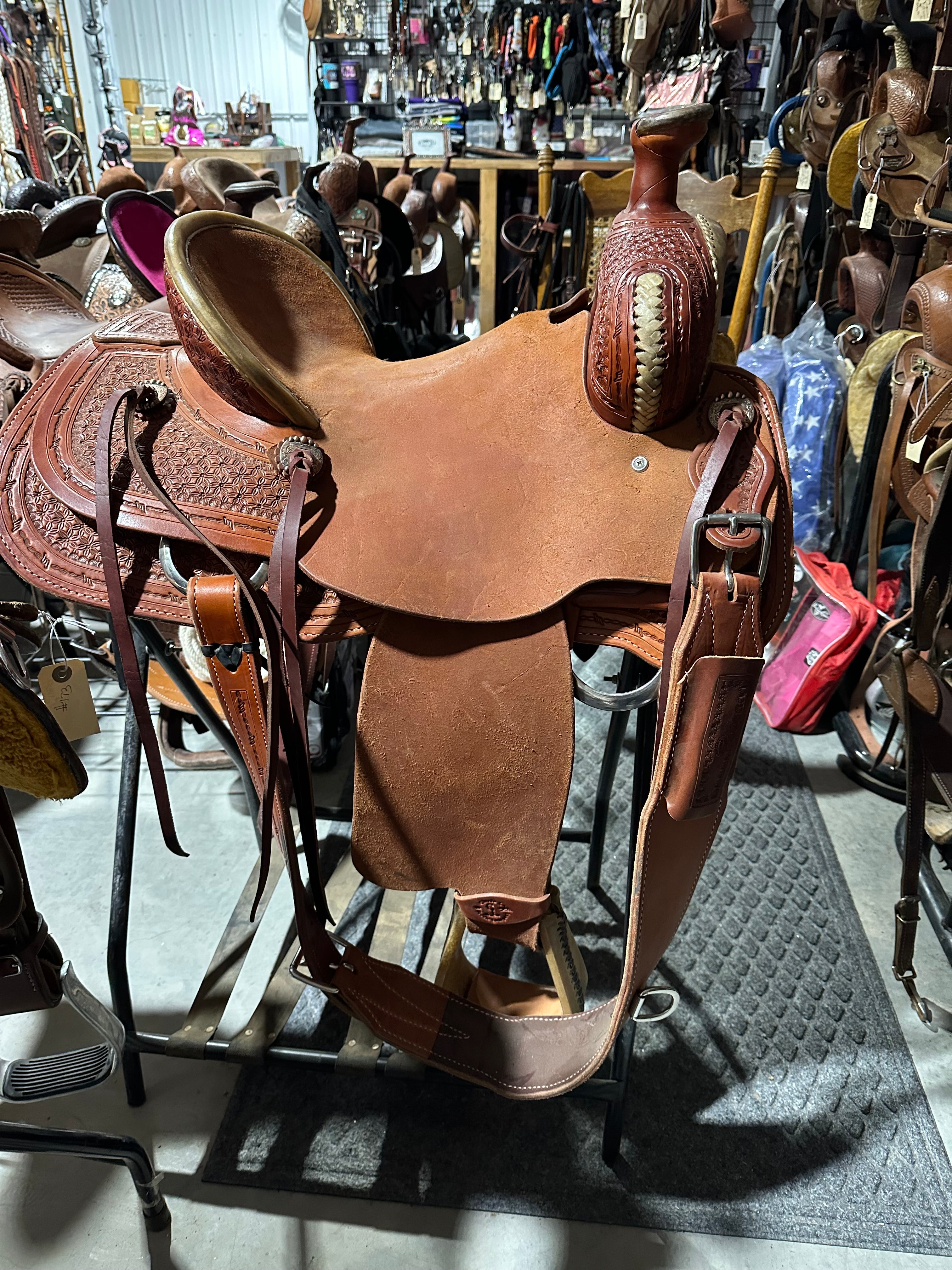 14.75” Handmade Circle L All-Around saddle