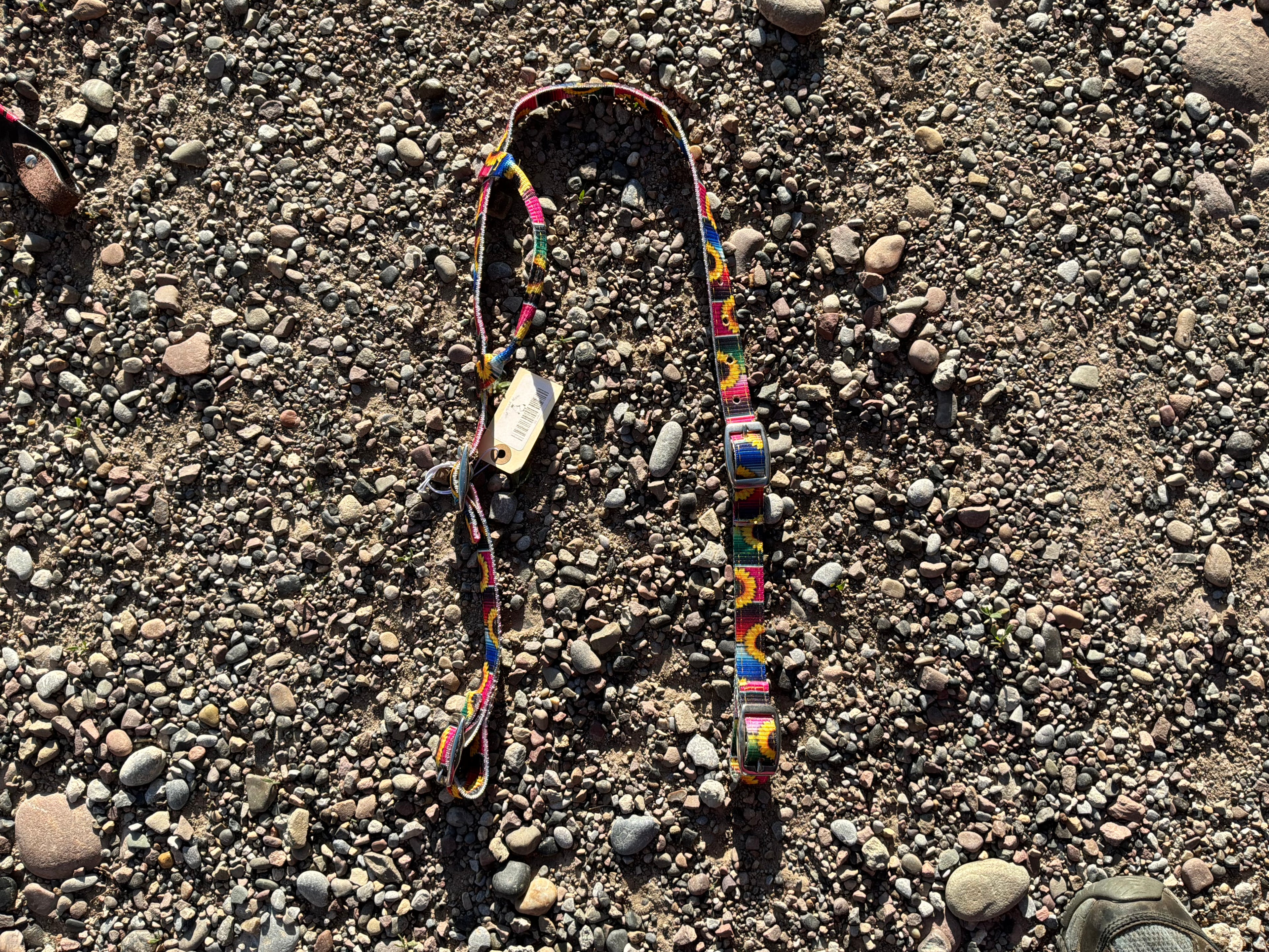 Nylon print one ear headstall