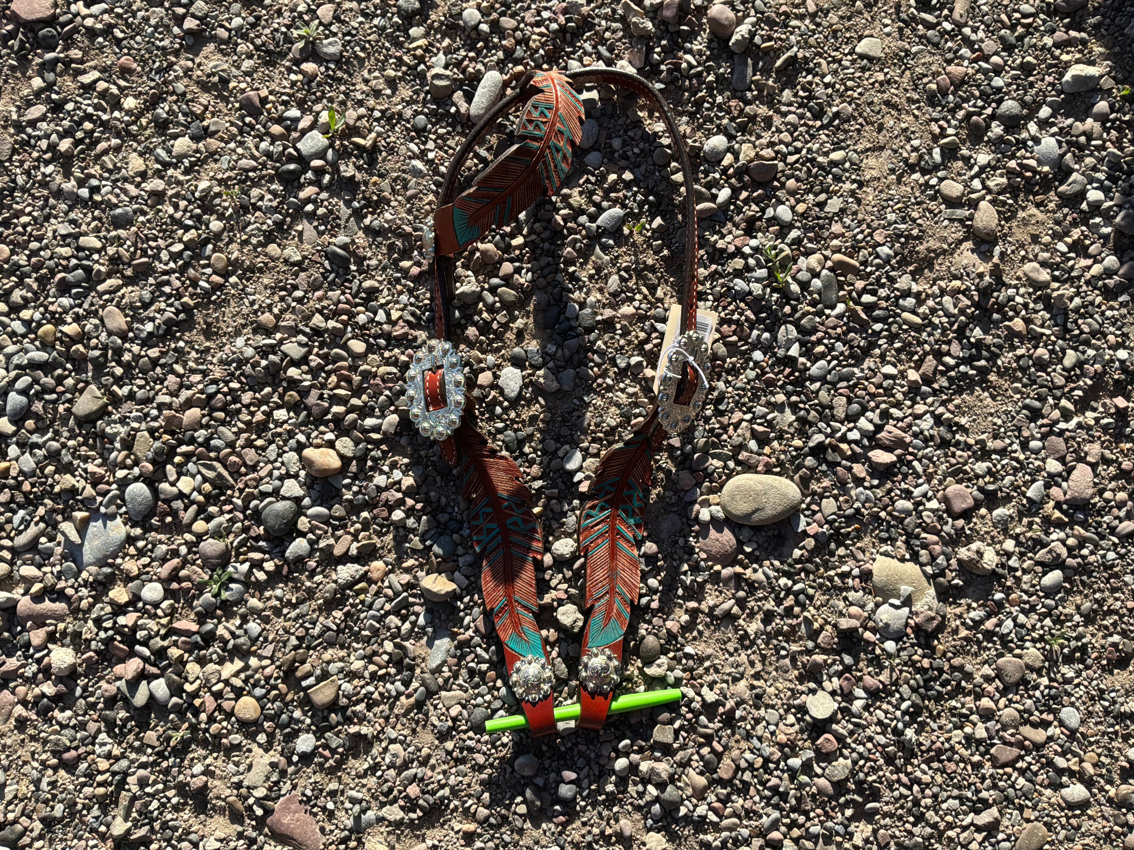 Feather one ear headstall