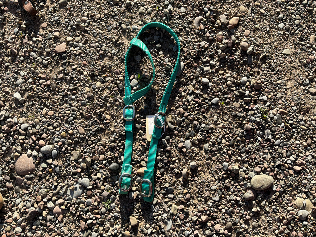 Solid color nylon one ear headstall