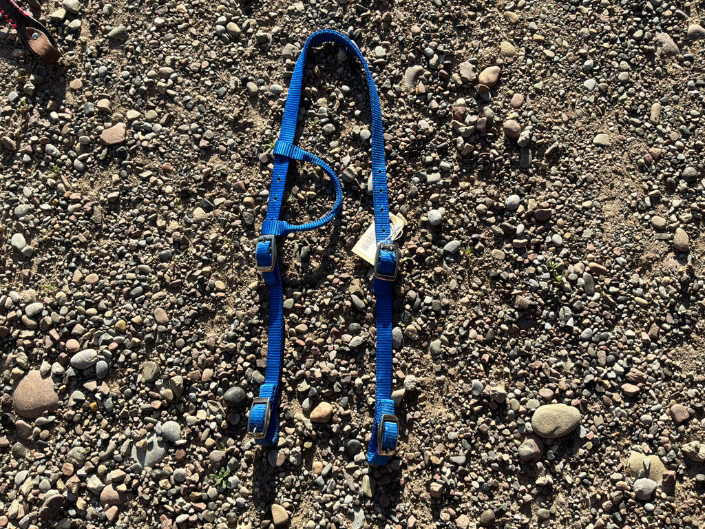 Solid color nylon one ear headstall
