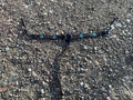 Turquoise flower pony breast collar