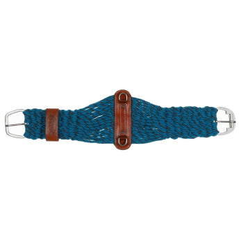 Blue mohair cinch