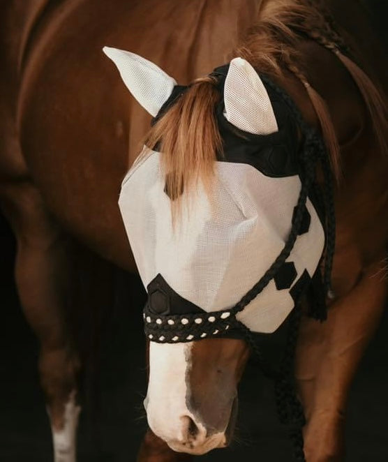 Xlr8 magnetic fly mask with ears